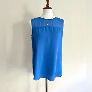 Vince Camuto Sleeveless Mesh High-low Tank